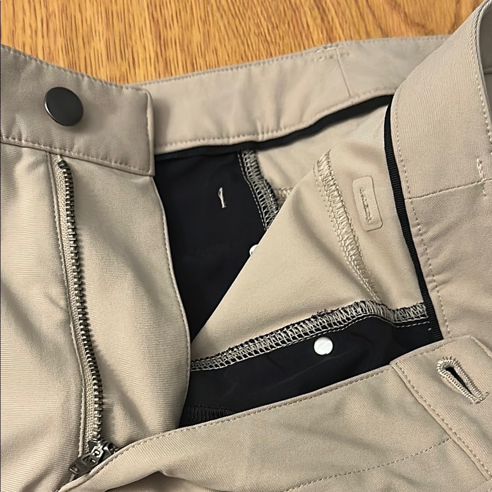 LIKE NEW Lululemon Skinny Fit Khakis Size 33 - Picture 5 of 6